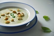 Zupa krem brokułowy z grzan...