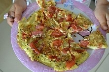 omlet z pomidorem