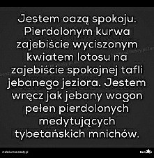Jestem oazą a ty?
