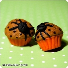 babeczki z pająkami