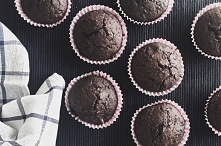 Wegańskie muffiny czekolado...