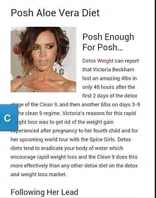 Celebryci też stosują produkty aloesowe  i słynny program oczyszczający Clean 9, o którym piszę w następnym poście