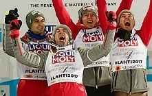 NAJLEPSI. To było piękne podsumowanie sezonu, trzecie miejsce dzisiaj, a pierwsze ostatecznie w Pucharze Narodów. To zaszczyt móc oglądać skoki Naszej Drużyny. Jutro ostatni kon...