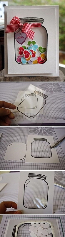 Serce w słoiku. Diy