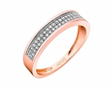 Różowe złoto i diamenty.Tro...