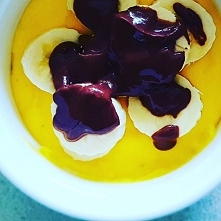 budyń wanilinowy z bananem ...