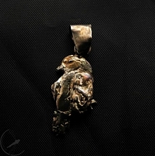 Wróbel zawieszka srebrna, m...