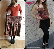 Jak uszyć wiązany top 
Przeróbka spódnicy 
jak przerobić ubrania ?