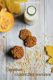 Dyniowe ciasteczka owsiane