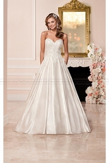 Stella York Satin Wedding Dress With Sweetheart Neckline Style 6306