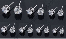 SREBRNE KOLCZYKI WKRĘTY KRYSZTAŁ SREBRO 925