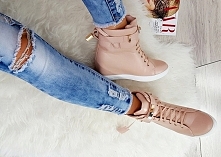 Sneakersy pudrowy róż:) dostępne zapraszam