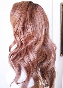 platiinum rose hair