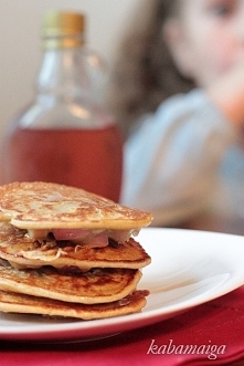 placuszki z rabarbarem