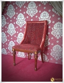 Ekskluzywne krzesło tapicerowane 8265