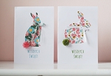 Wielkanocne kartki DIY do wydruku + instrukcja jak zrobić takie w Photoshopie