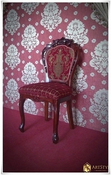 Krzesło bogato zdobione 8206