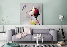 Obraz na płótnie "&Bird" 50x50 cm