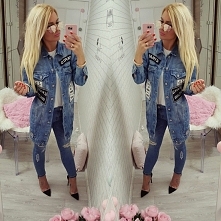 katana jeans spodnie naszywki od Cindy99 z 13 kwietnia - najlepsze stylizacje i ciuszki