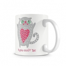 kubek z kotem. Rypka osoś? Tak!