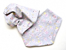 BAJKOWY KOMPLET _ CZAPKA beanie + CHUSTKA_WRÓŻKI