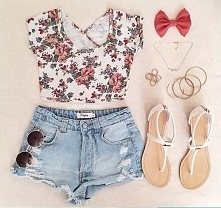 wiosenno wakacyjny look