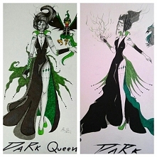 rysunek dzisiejszy i z przed 9 miesięcy :)