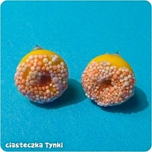 kolczyki donuty
