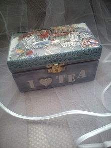 mała szara herbaciarka deco...