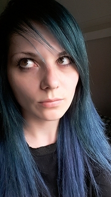 my hairstyle turkus blue