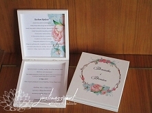 Pudełeczka z prośbą o błogosławieństwo i zaproszenie dla rodziców