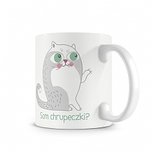 kubek z kotem. som chrupeczki?