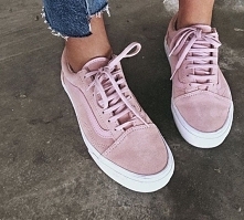 vans old skool pudrowy róż piękne
