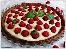 Tarta z mascarpone z malina...