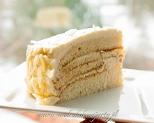 Tort bardzo waniliowy