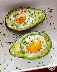 Dojrzałe awokado zapieczone...
