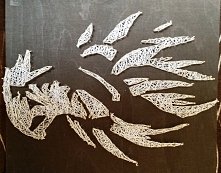 Dragonball - string art