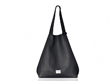 Skórzany worek z blaszką