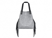 Filcowa torba z frędzlami