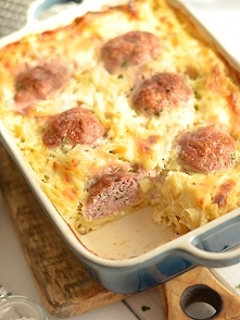 Klopsiki zapiekane z makaro...