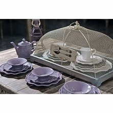 fioletowe filiżanki