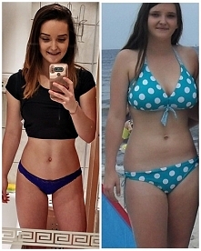 Słuchaj koleżanko,nie będziemy dzisiaj owijać w bawełnę. Nie mów mi tylko,że dalej siedzisz na dupsku i nic nie robisz, chociaż masz ku temu potrzeby i powody. Dalej masz zamiar tkwić w tym martwym punkcie, narzekając z dnia na dzień, że jest coraz gorzej? Haalo! Obudź się w końcu, pewnie gdy zadzwoni w końcu ten budzik z hasłem "rusz się do roboty w końcu", ty użalając się nad tym jak jest ciężko,wyrzucasz go przez okno nie podnosząc nawet swoich 4 liter! Marnujesz swoje życie,które jak wiesz masz tylko jedno. I albo dołożysz wszelkich starań aby to życie było jak najlepsze albo zmarnujesz szansę jaką dostałaś od życia, rodząc się zdrową, w pełni sił, mającą wszystko co trzeba do osiągania wyznaczonych celów oprócz siły, determinacji, uporu? No niestety koleżanko, nie ma tak dobrze, wszystkiego nie otrzymasz stojąc w kolejce do stoiska: "Oddam za darmo środki do osiągnięcia sukcesu". Powiem w prost: albo pracujesz na swój sukces albo ściemniasz. Czy myślisz, że zdjęcia, które przeglądasz z wymarzonymi figurami na prawdę nie istnieją? Istnieją, ale trzeba na to zapracować i to nawet kilka ciężkich lat. Pomyśl tylko jaka olbrzymia satysfakcja spocznie na Twoich ramion, po osiągnięciu sukcesu, na który zapierniczałaś kilka lat! Kurde, osiągnęłam to! Jestem thebeściarą! Twoje Ego będzie krzyczeć 10 km przed Tobą i 10 km za Tobą bo dokonałaś czegoś niemożliwego. Pokonałaś wszystkie te bariery, które stoją na drodze. Czy sukces smakowałby tak samo, gdybyś miała to podane na tacy? Nie sądzę. Pomyśl np. o jakimś ważnym sprawdzianie albo o sesji na studiach, kiedy rozpiera Cię największa duma, kiedy wiesz, że zapracowałaś na to sama, kiedy wiesz, że stać Cię nawet na więcej, wtedy kiedy jesteś na ten sprawdzian zarąbiście przygotowana bo się uczyłaś czy wtedy jak spiszesz od kolegi odpowiedzi? Zobacz tu i tu dostaniesz 5. Ale ta 5, na którą sama zapracowałaś smakuję inaczej, co nie? TAK, TAK i jeszcze raz TAK. Cholera, stać Cię na więcej, mówię Ci to! Ale nie podniosę za Ciebie twojej pupci, nie przyjdę i nie ugotuję Ci fit jedzonka, nie ubiorę za Ciebie sportowego stroju i nie zrobię treningu. Tak jak ty nie zrobisz tego za mnie. Chcę być dumna z siebie za kilka lat, z tego, że sama na wszystko zapracowałam. I za te kilka lat możesz tak ja ja cieszyć się z siebie albo obudzisz się na tej swojej kanapie pewnego dnia i zapragniesz mieć to co mają, Ci którzy pracowali wtedy kiedy ty miałaś czas się użalać. Ale co jeśli b...