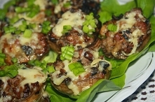 Zapiekane pieczarki faszero...