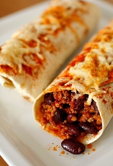 burito z wołowiną