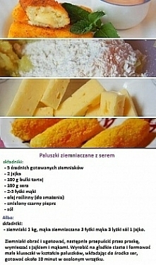 paluszki ziemniaczane z serem