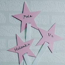 Drewniane wieszaki na spinki i opaski ... idealny prezent na Dzień Dziecka