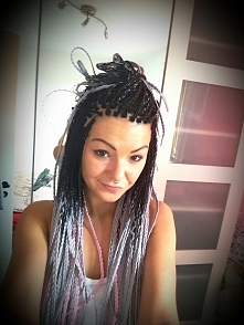 warkoczyki
boxbraids :D