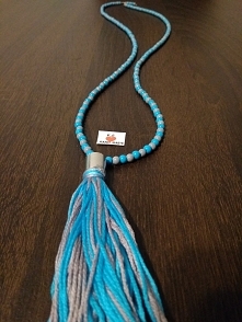 koralikowy naszyjnik 53 cm ...