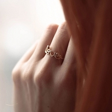 pierścionek love, WSZYSTKO -50% - sklep OTIEN - kliknij w zdjęcie