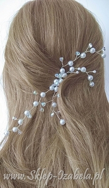 ozdoby do włosów, perełki, ślub